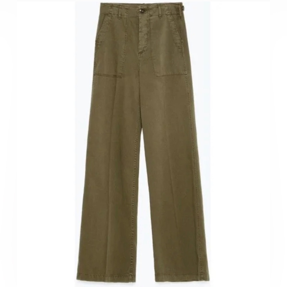 Zara Wide Leg Pants - Picture 2 of 4